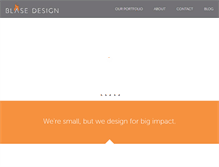 Tablet Screenshot of blasedesign.com